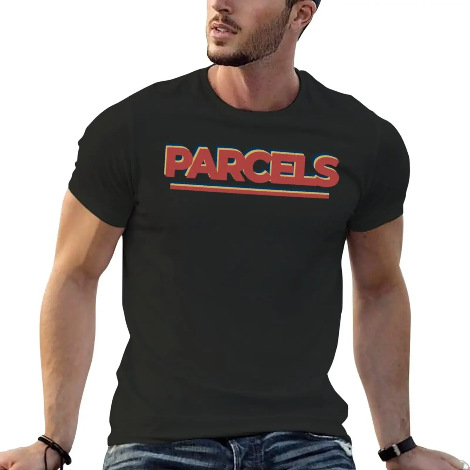 Parcels T-Shirt man clothes designer shirts plain Men's t-shirts