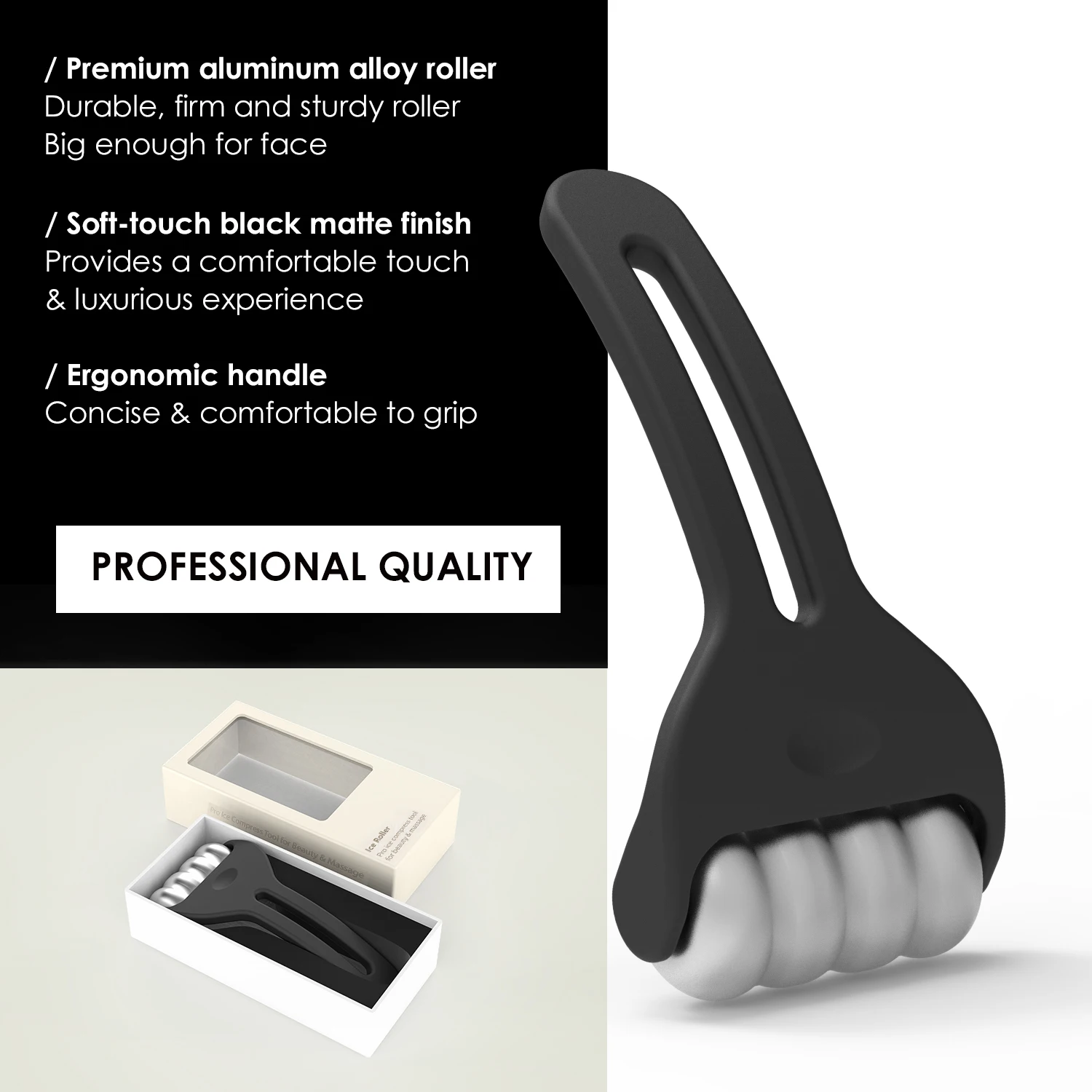 Новые поступления Ice Derma Roller Массажная палочка для кожи Ролик для отечности мигрени и облегчения боли Подтяжка лица Ледяной валик для лица