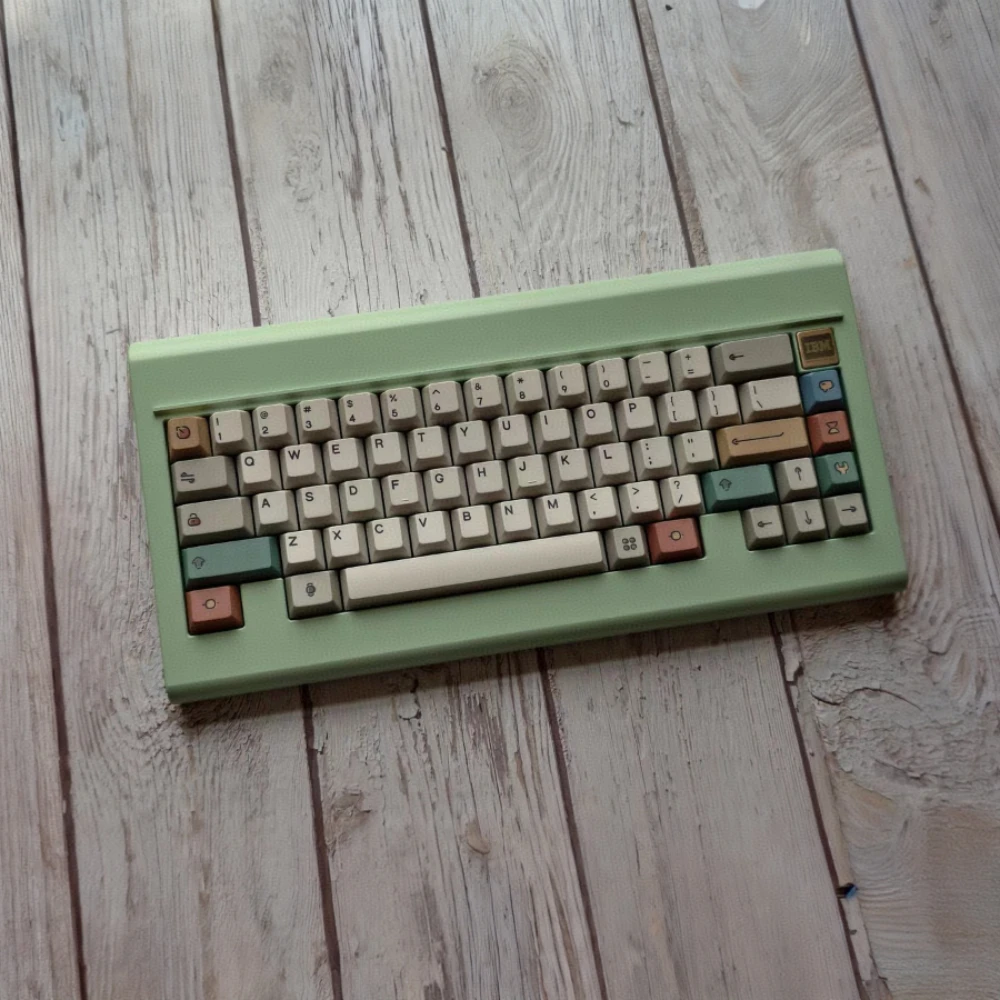 

IRetro Theme Keycap Set 163key PBT Custom Color Retro Keyboard Cap Cherry Profile KeyCap for Mechanical Keyboard Accessories