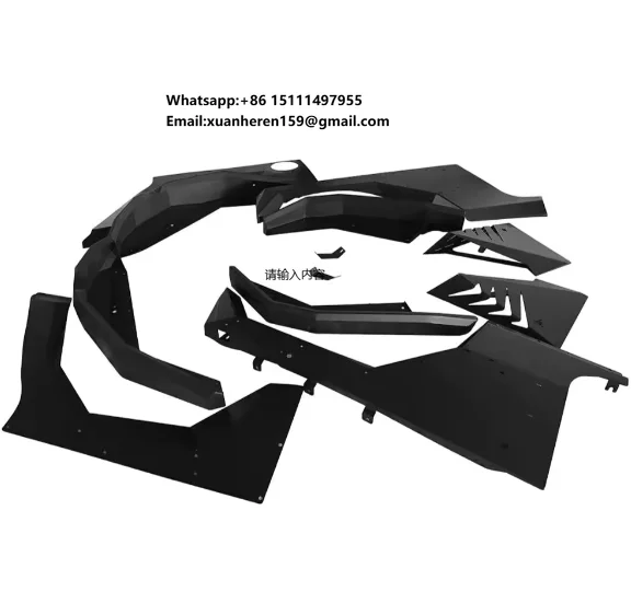 

Wheel Eyebrow New Armor Front and Rear Fender Flare for Jeeps Wranglers JK Fabfours 4x4 Accessories