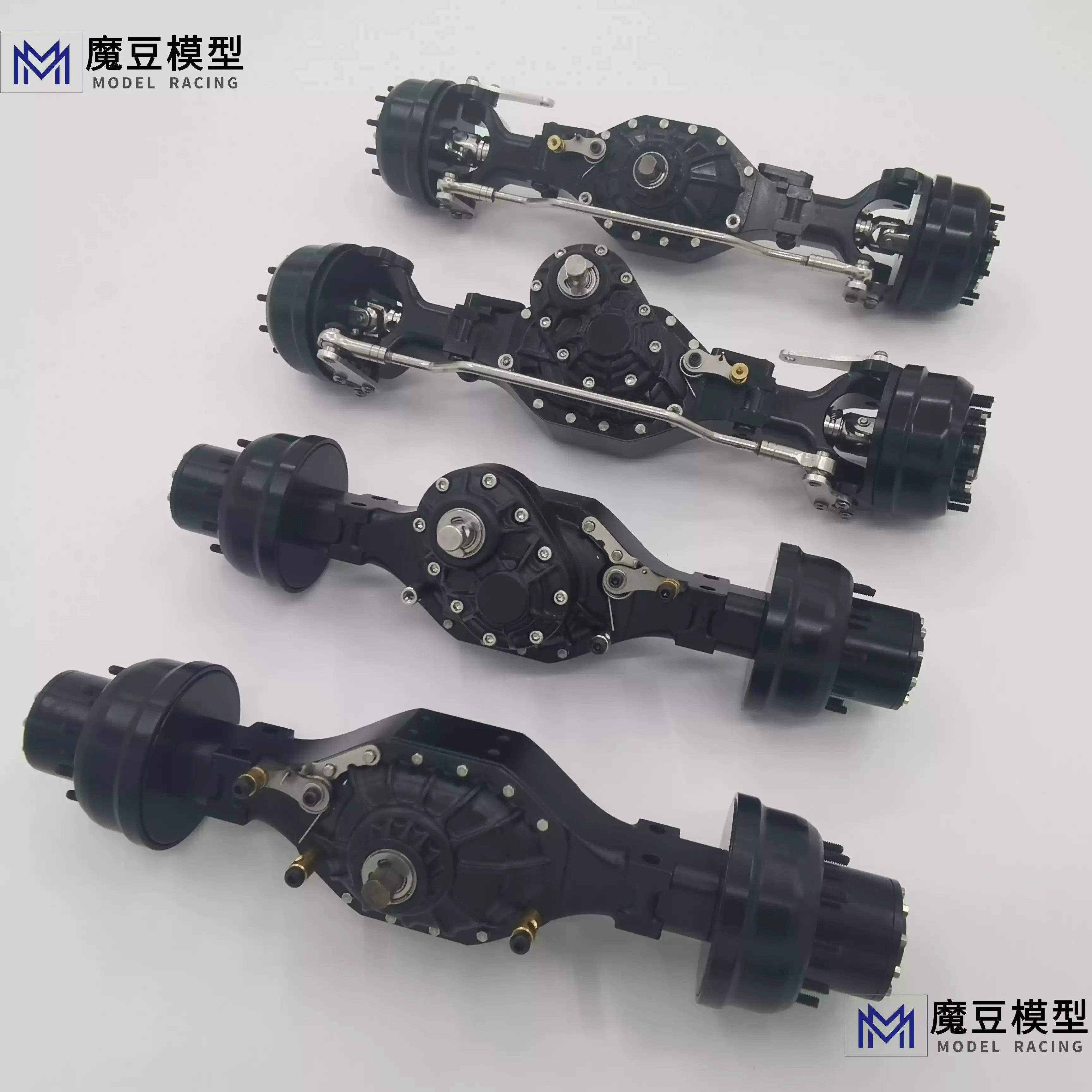 

1/14 CNC precision manufacturing, mud head car, wheel side reduction bridge drive axle differential lock