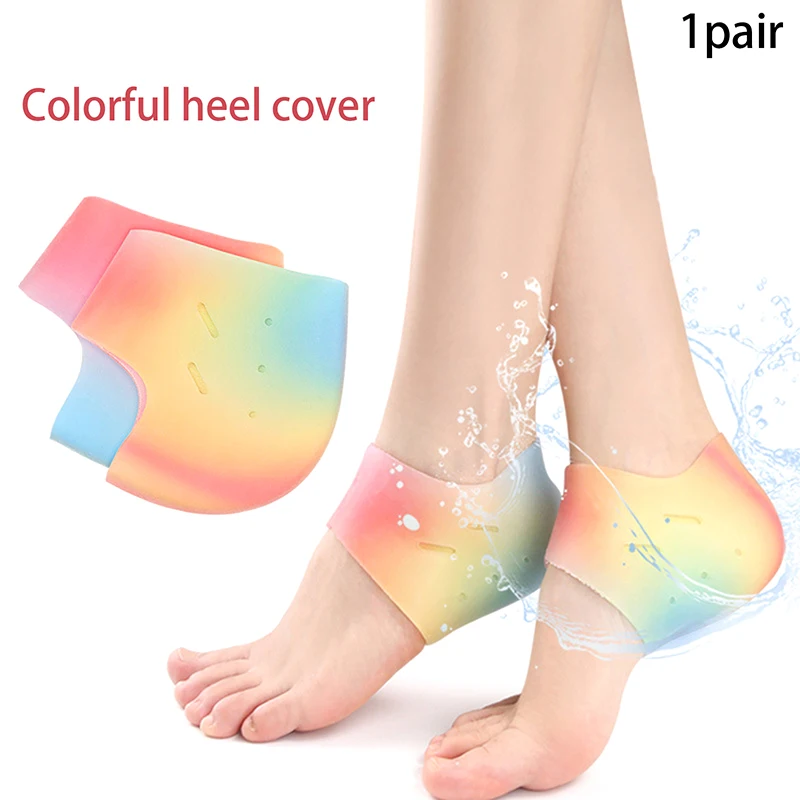 Silicone Moisturizing Foot Socks Foot Spa Massage Exfoliating Gel Socks Breathable Remove Dead Skin Anti Cracking Foot Care Tool