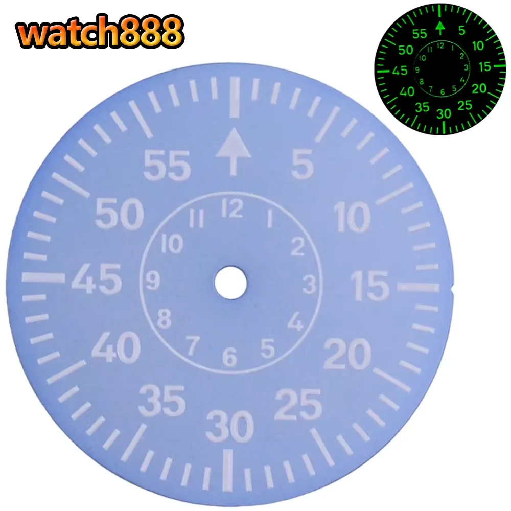 29 مللي متر أزرق/أبيض/أصفر/أسود ساعة الطلب الأخضر مضيئة صالح NH35 NH36 ETA2836 2824 PT5000 ST2130 ميوتا 8205 8215 أجزاء الحركة #5