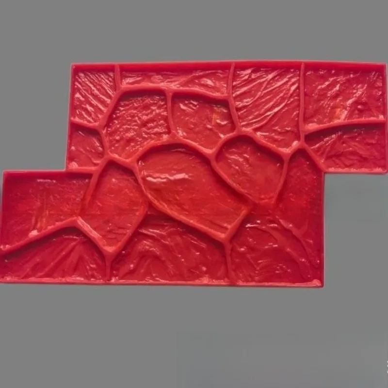 Concrete Cement Stamp - Durable Rubber Texture Mat for Wall & Floor Imprinting - Garden Path Pavers for DIY Projects