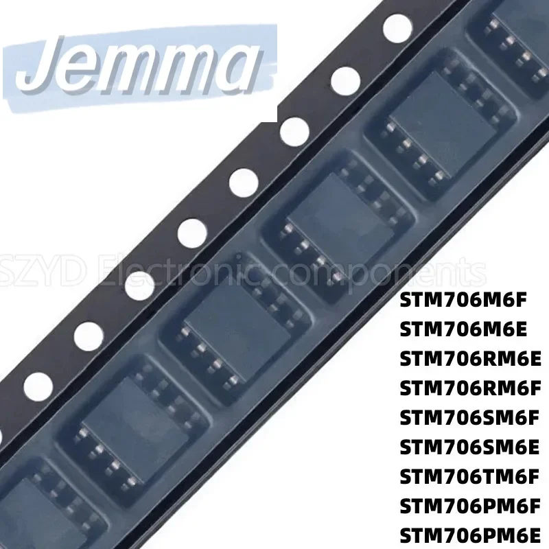 100PCS SOP8 STM706M6F STM706M6E STM706RM6E STM706RM6F STM706SM6F STM706SM6E STM706TM6F STM706PM6F STM706PM6E