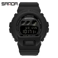 SANDA 2018 Masculino Men Military Sports Watch Woman LED Digital electronic Luminous Watch Waterproof Men's Ms Watch Relogio