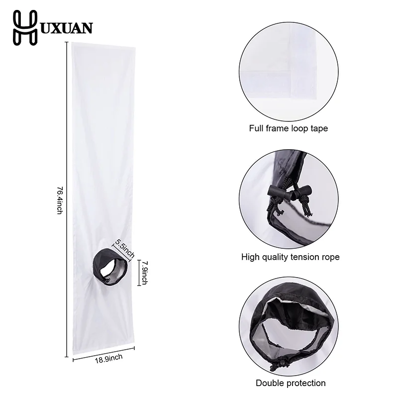 Waterproof Window Seal For Air Conditioner Tilting Sloping Windows Easy To Install Double Air Conditioner Insulation Cloth