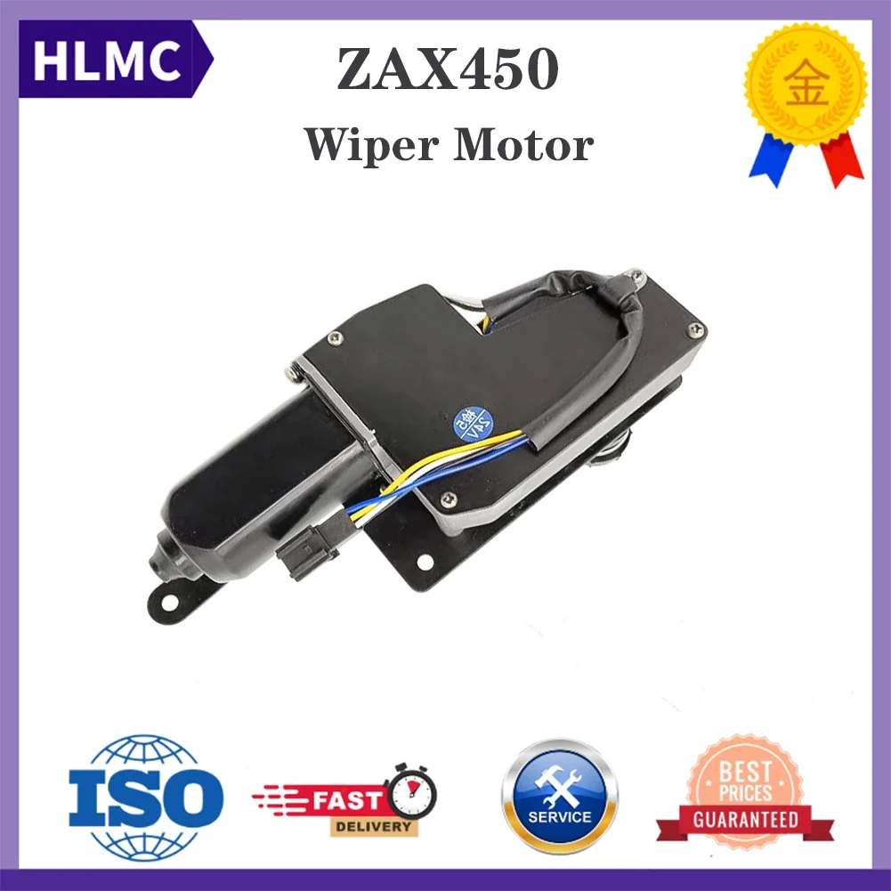 For Hitachi ZAX450-6-3-3G ZAX470 Wiper Motor EX200-2-3-5 ZX70 Wiper Wiper Motor Arm Assembly Excavator Parts