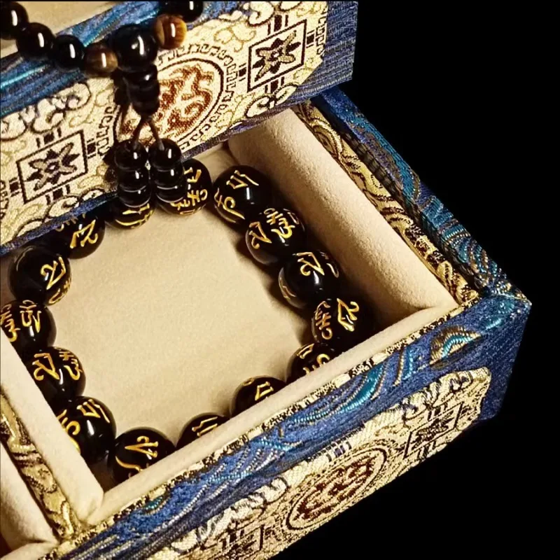 الراقية صندوق عرض المجوهرات، صناديق تخزين المجوهرات، حافظات منظم حلية كلاسيكية، حافظة عرض سوار متعددة الطبقات #6