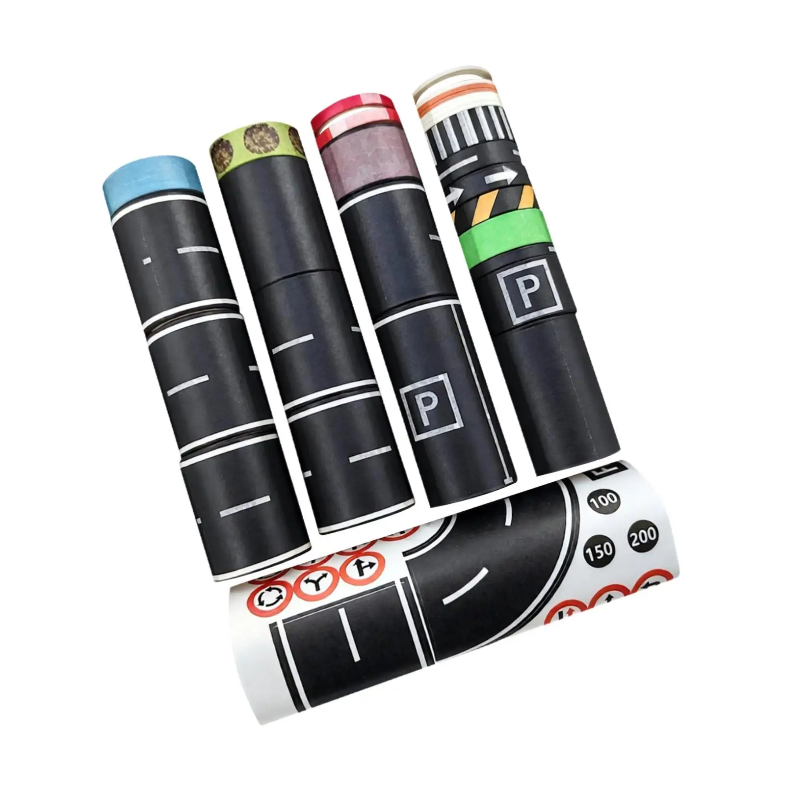 ملصقات إشارة المرور المزخرفة سهلة المسيل للدموع، ملحقات لعب السيارة لتزيين الحفلات