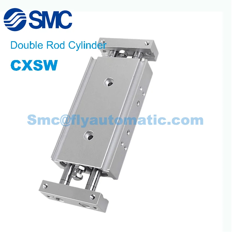 SMC Dual Rod Cylinders CXSWM/CXSW20/25/32-20-30-40-50-60-75-100 Double rod CXSWL cylinder