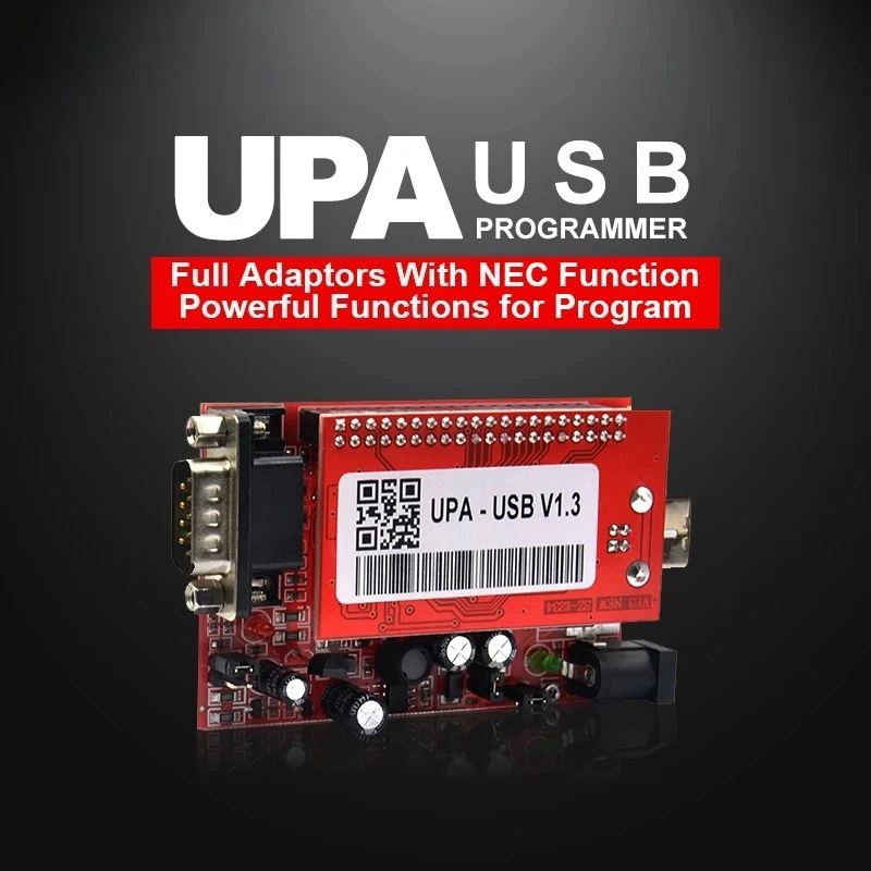 أحدث مبرمج UPA USB V1.3 مع محولات كاملة ECU رقاقة ضبط الوحدة الرئيسية OBD2 UPA-USB 1.3 UPA USB V1.3 أداة تشخيصية ساخنة
