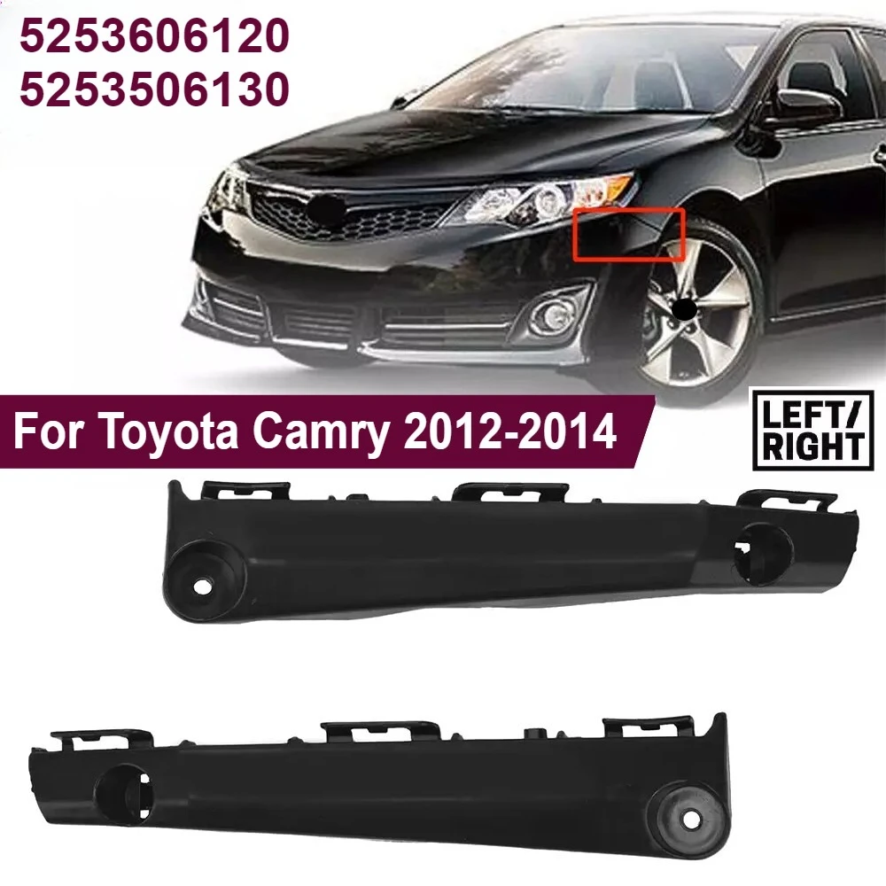 

Front Bumper Bracket Support Left & Right Pair For Toyota Camry 2012 2013 2014 5253606120, 5253506130