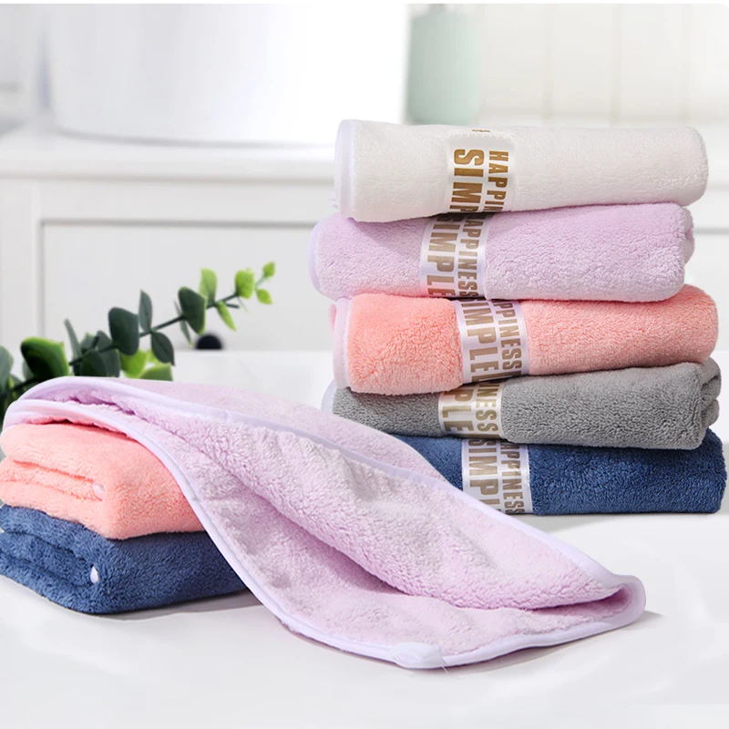 Multi-Color Children's Handkerchiefs with Coral Fleece Soft Non-Shedding Absorbent Face And Hand Wiping Set for Kids