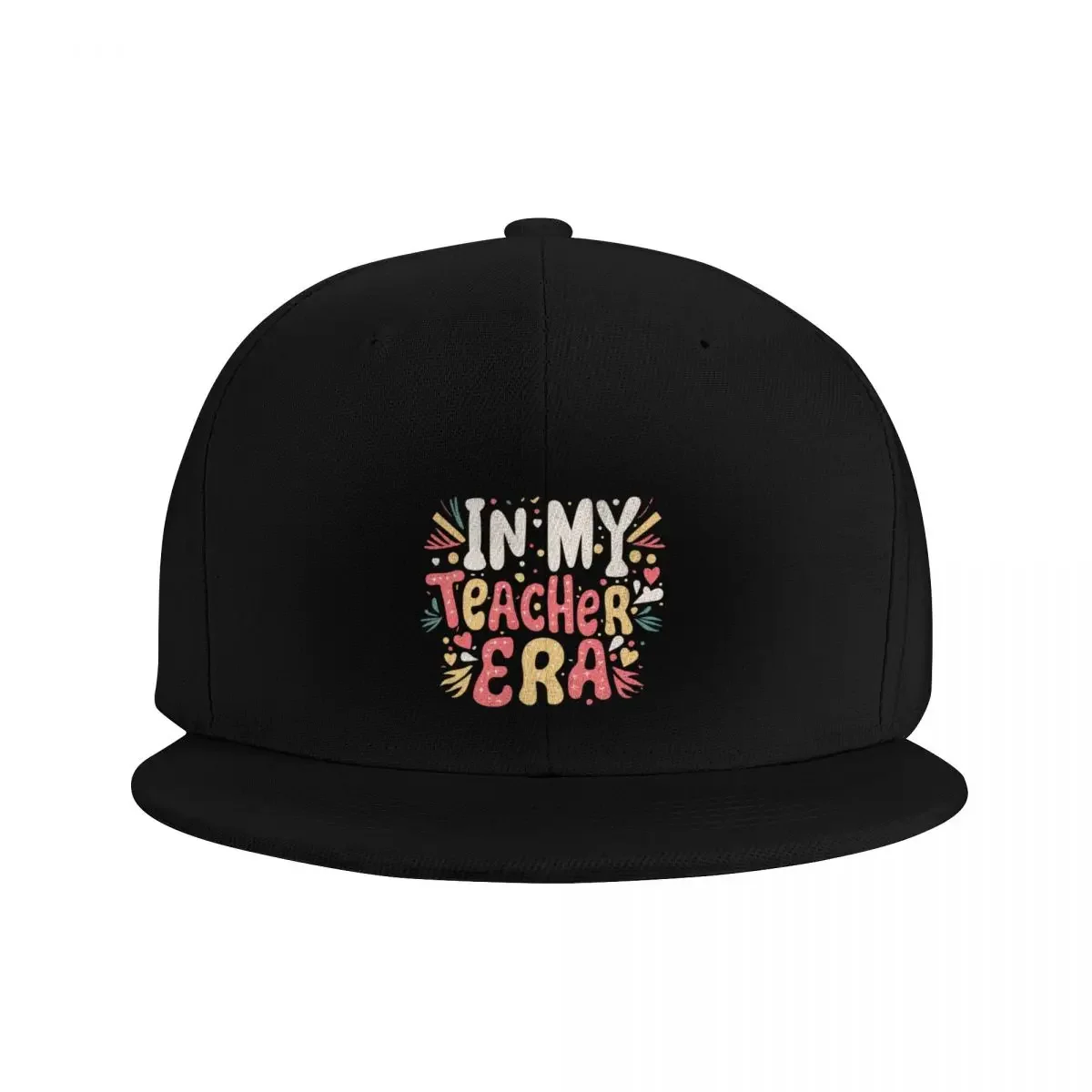 In My Teacher Era Groovy Teacher Gift Baseball Cap Luxury Cap New Hat Designer Hat Hat Luxury Brand Girl'S Hats Men's