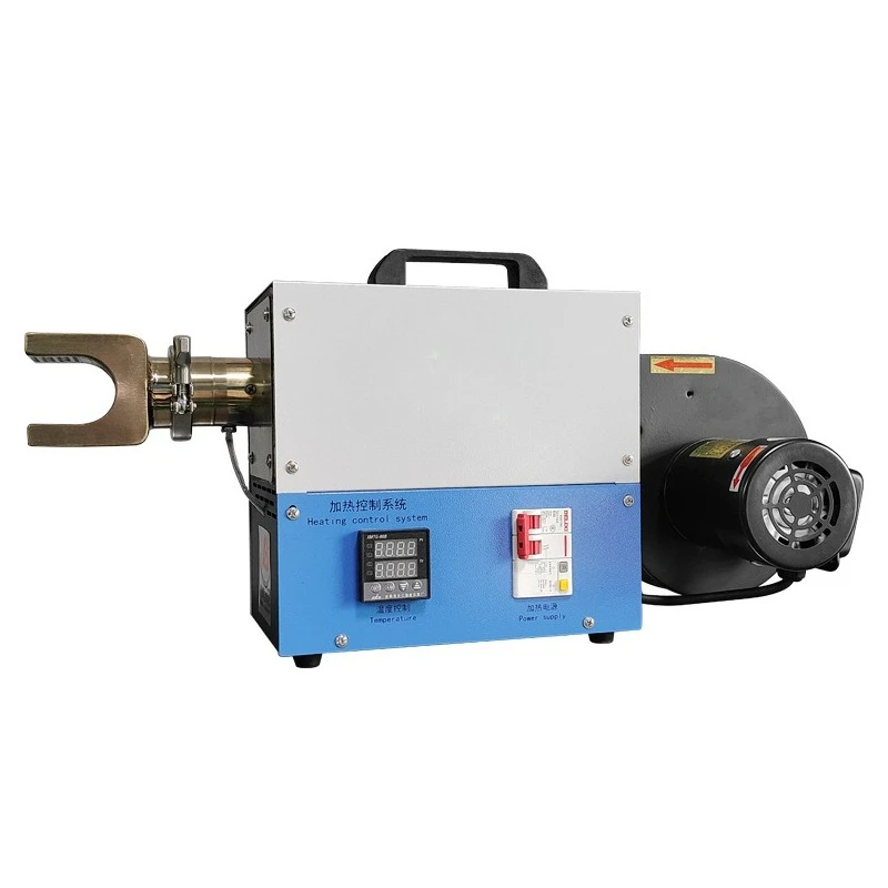 Heat tube heater with protective cover Temperature trend direction can be adjusted