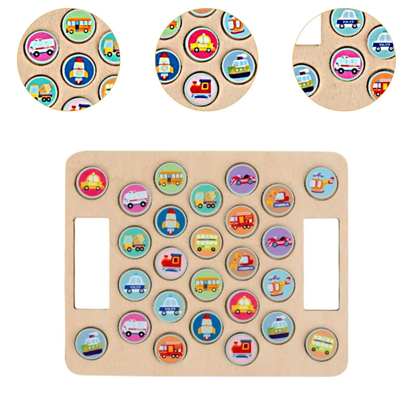 لعبة الشطرنج الخشبية لعبة سطح المكتب للأطفال نمط التدريب الإدراكي