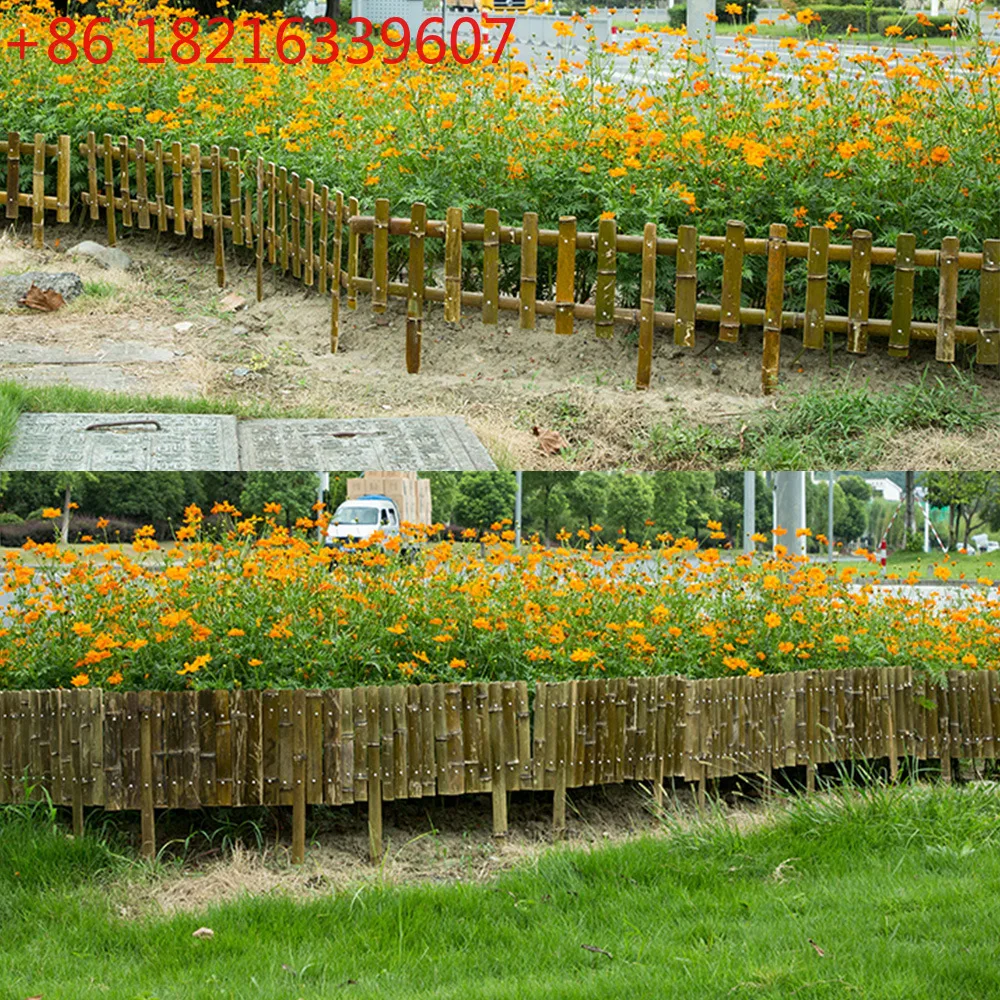 

Садовый забор для газона, вставка для земли, бамбуковая деталь, заостренная бамбуковая деталь, ворсовый забор