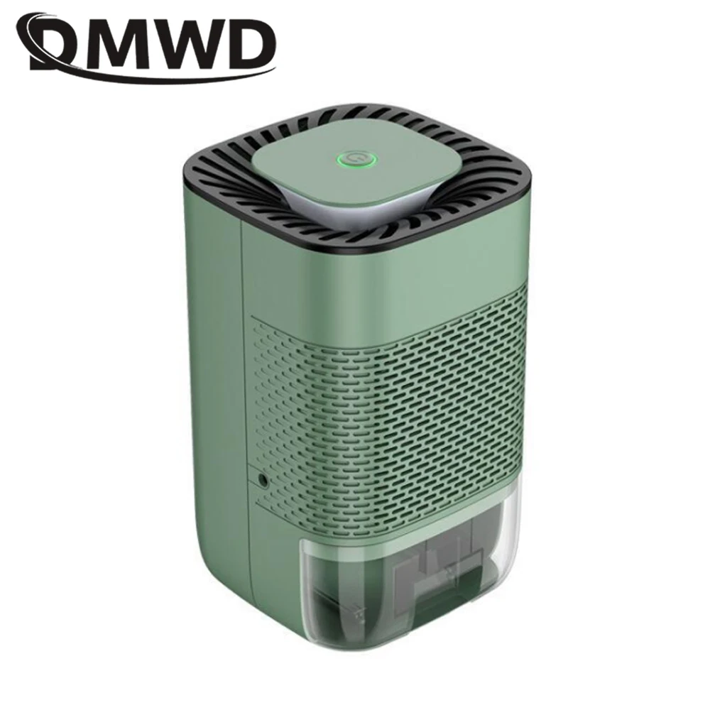 DMWD 800ML Household Dehumidifier Mini Air Dryer Moisture Absorber Air Purifier For Bedroom Kitchen Ultra-quiet 100V-240V