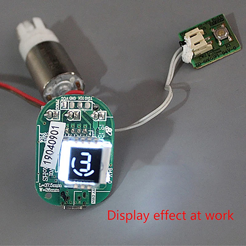 DC 3.7V 1W Motor Circuit Board With Display Screen Motherboard Circuit Board Type-c Interface DIY Electronic Accessories