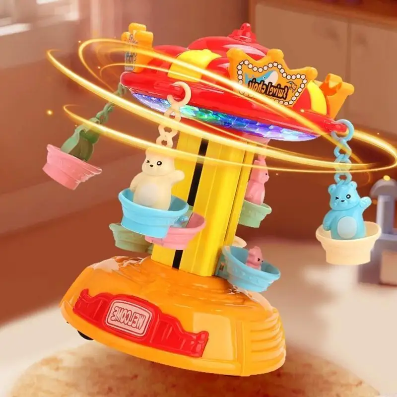 

96GC Electric Chair Toy with Light Sound for Babies Crawl Learning Education