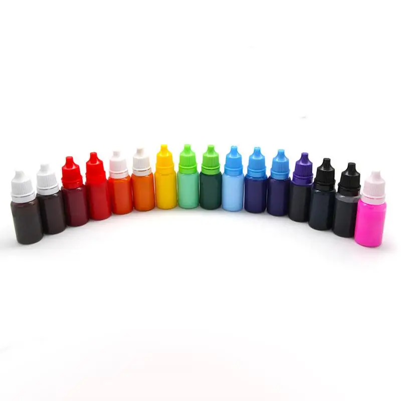 1 Stuks 10Ml Inkpad Flitser Bijvullen Snel Drogen Stempelen Inkt Lichtgevoelige Stempel Olie Geschenk Accessoires Voor Rubberen Stempel Kantoor Bruiloft