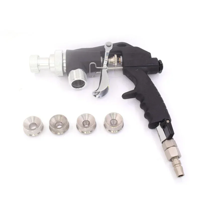 Pneumatic Real Stone Paintball Coating Machine Cement Mortar Sandblasting Gun Spray Gun High Atomization Nozzle Putty Nozzle