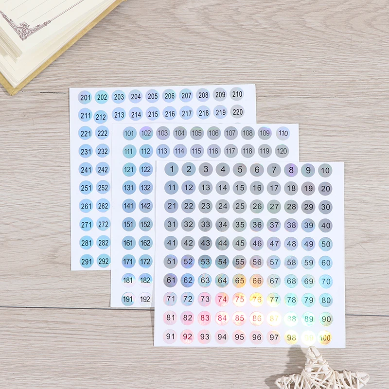 ملصقات تسميات ليزر مقاومة للماء ، علامات رقم طلاء الأظافر أحمر الشفاه ، الرقم 1-،