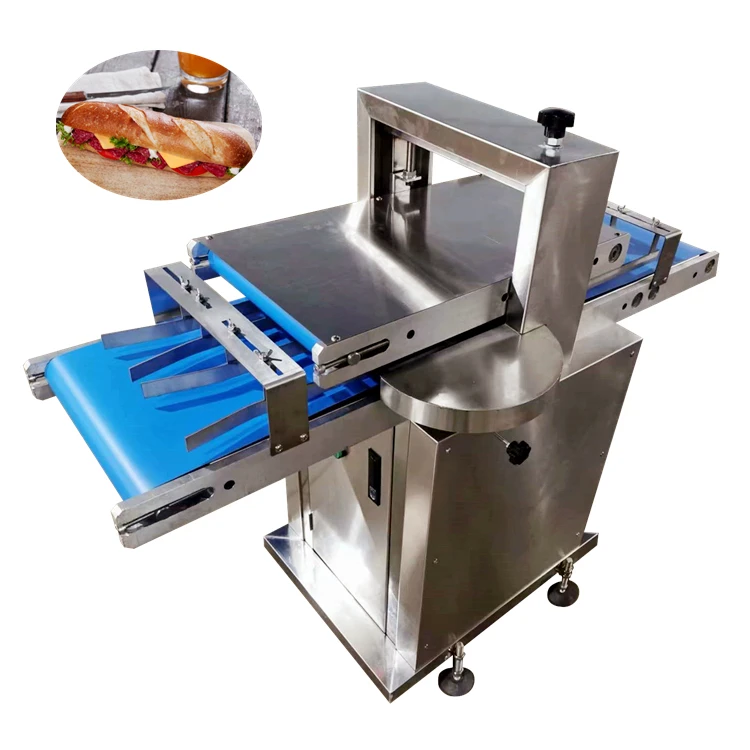 Horizontal Sandwich Bagel Bread Slicer Cutter Burger Bun Cutter Burger Bread Making Machine