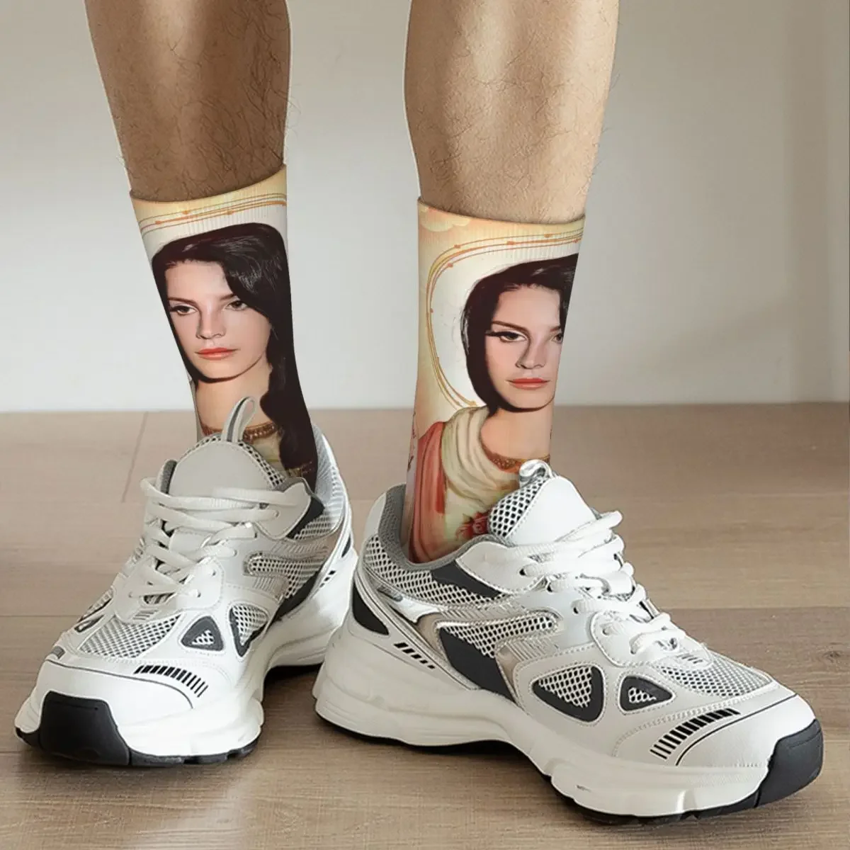 Calcetines de Lana Del Rey para hombre y mujer, calcetín transpirable, a la moda