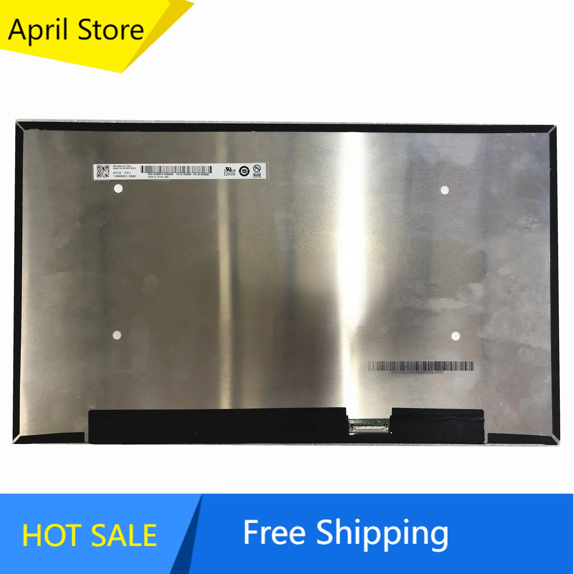 

B140HTN02.2 14.0"Laptop LED LCD Screen 1920*1080 eDP 30PINS Display with NO Screw Holes