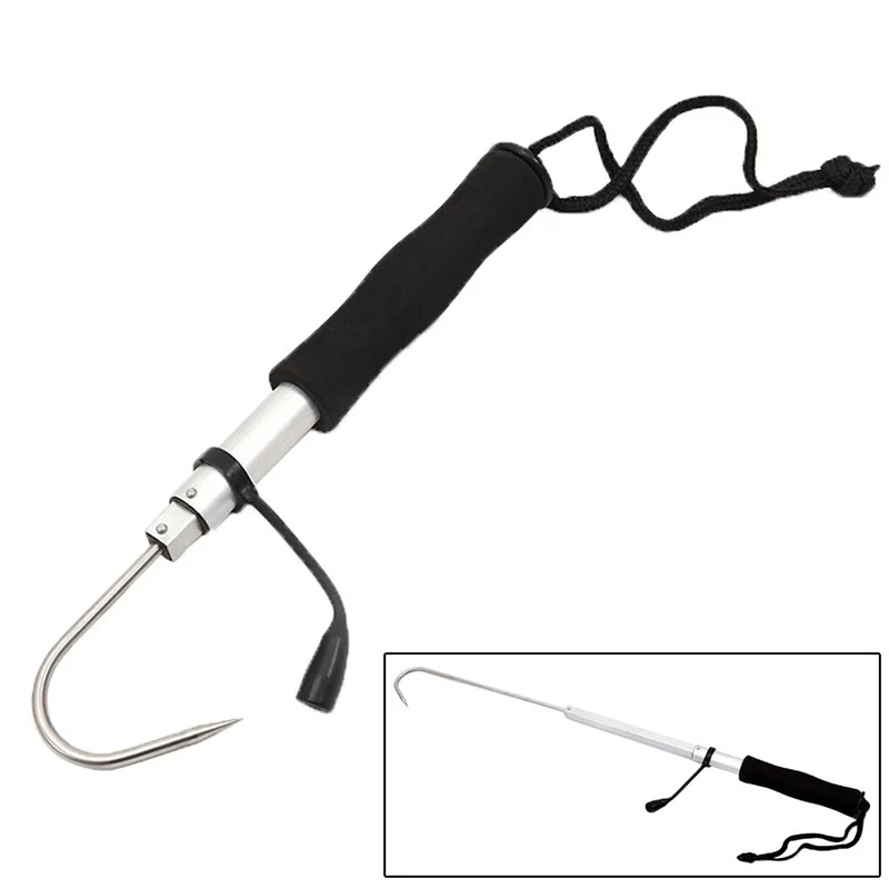 Ice Fishing Anchor Fish Hook Telescopic Stainless Steel Fishing Hook Fishing Hook Lifting Device Fishing Hook Fishing Gear