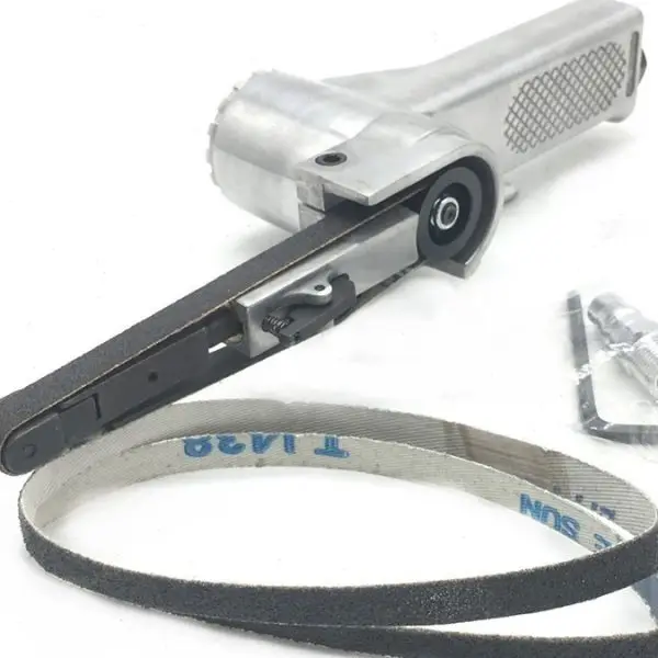 Pneumatic belt sander Handheld 330 × 10 Pneumatic polishing machine Portable sander 520 × 20 Small belt sander