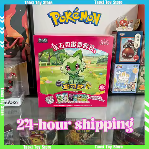 In Stock Original Pokemon Gem Bag Badge Suit Trading PTCG Cards Simplified Chinese Version Collection Card Booster Pack Box Gift