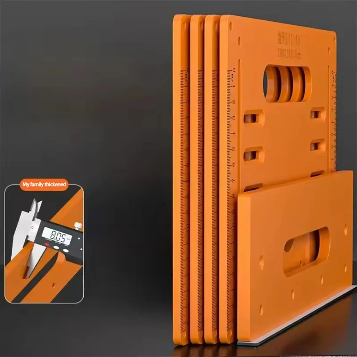 Bakelite Guide Plate Saw Base Woodworking Bench Accessory for Adjustable Saw Guide Rail Bottom Plate-BCBW