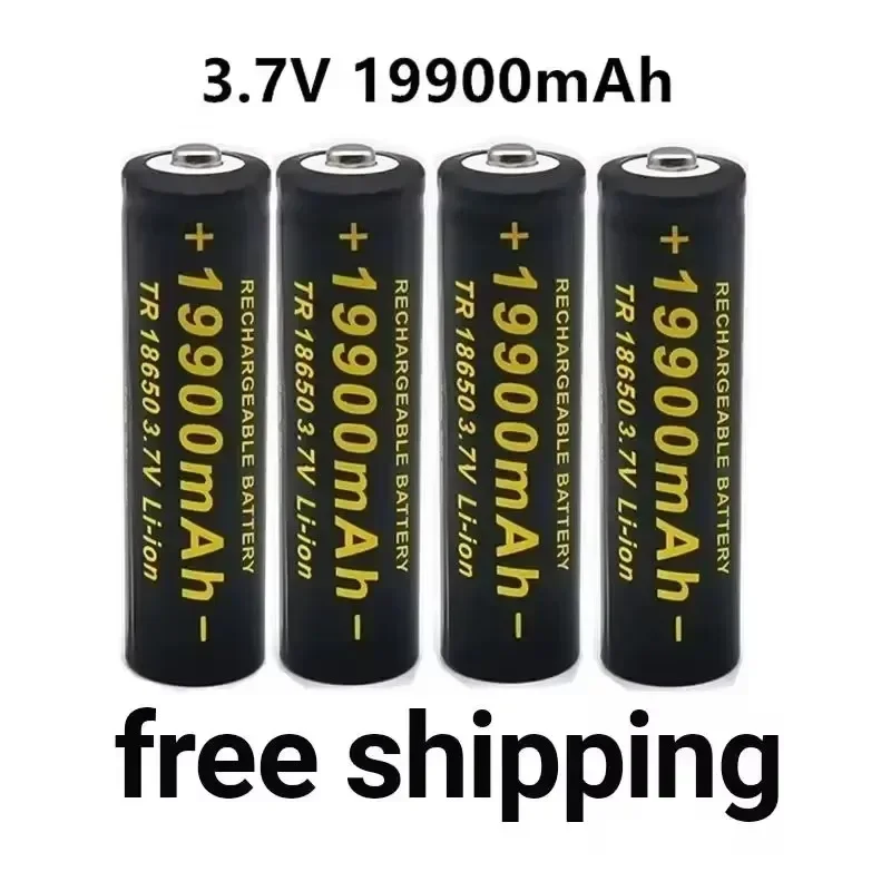 

Free Shiping 2024 100% Genuine New 3.7V 18650 Battery 19900Mah High Capacity Battery, Lithium-ion Battery for Flashlight Battery