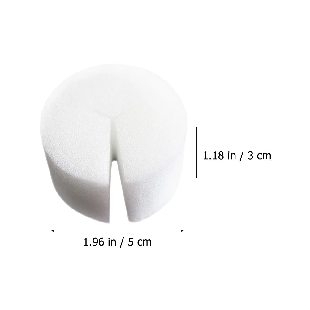 

55pcs Soilless Cultivation Sponges Round Hydroponic Planting Sponges Gardening Tools For Sprouting Vegetables Reusable Durable