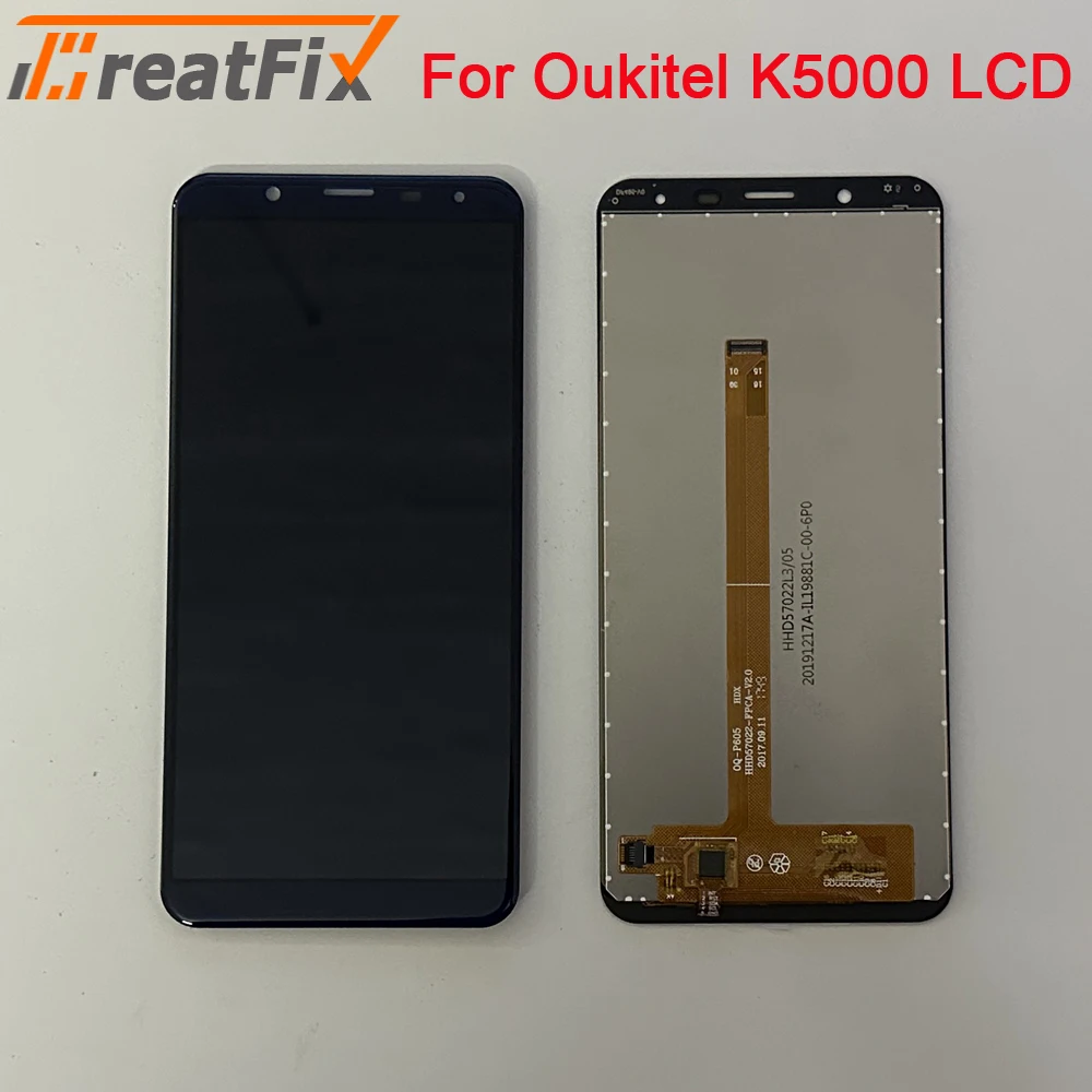 

For Oukitel K5000 LCD Display+Touch Screen Digitizer Assembly 100% Tested LCD Digitizer Panel Replacement For Oukitel K5000 LCD