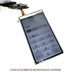 Display LCD completo per telefono cellulare per Nokia 5230 5800 C6 X6 N97mini E63 E71 E72 203 206 208 301 X3-02 C3-01 515 parti