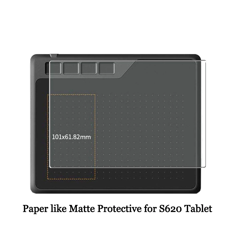 

Protective Paperlike Matte Film for Graphics Drawing Tablet gaomon S620