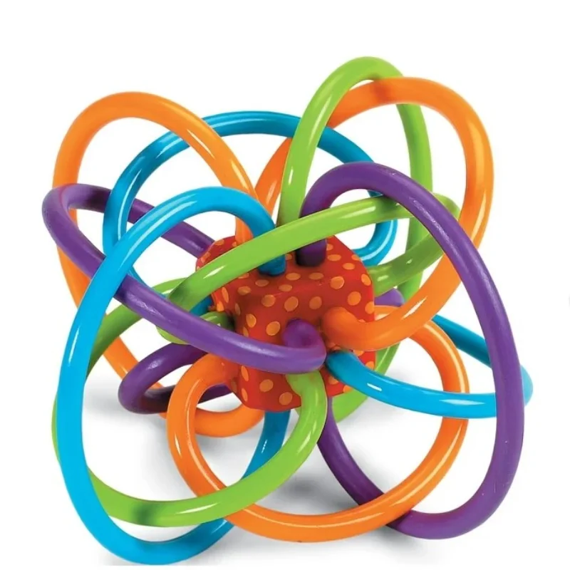 ของเล่นยางกัดแบบ 2 in 1 ของเล่นยางกัด PU นุ่ม ของเล่นเสริมพัฒนาการเด็กเล็ก ของเล่นกิจกรรมสำหรับเด็กกัดยาง ของขวัญที่เหมาะสำหรับเด็กทารก