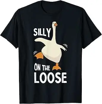 

Men's T-shirt funny duck print Clothing T-shirt Retro Harajuku Oversized Y2K Cotton Goth Retro Street T-shirt Unisex