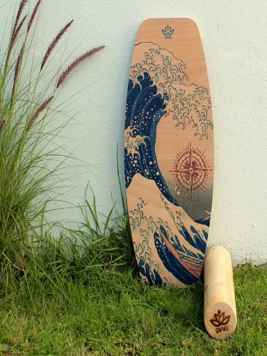 Wave Balance Board Surf Skate Fitness Yoga Skateboard Snowboard Training and Coordination Exercise, Balance Trainer
