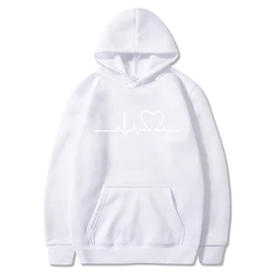 Men's hooded sweatshirt, autumn and winter fashion printed sweatshirt, 2020 latest hoodie white ECG shirt cap