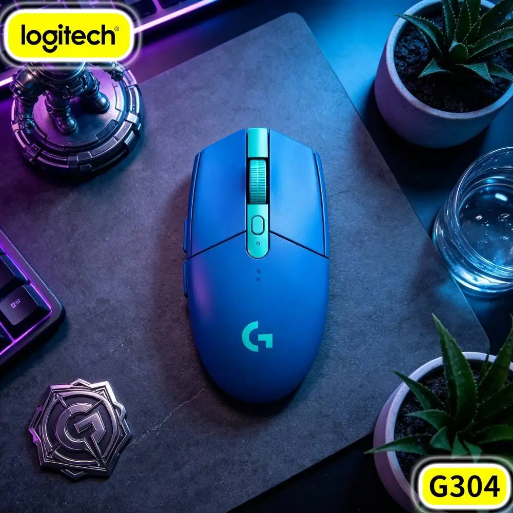Logitech G304 LIGHTSPEED Wireless Gaming Mouse Low Latency Response Driver‑Free Plug‑Play For Student Remote Worker Laptop