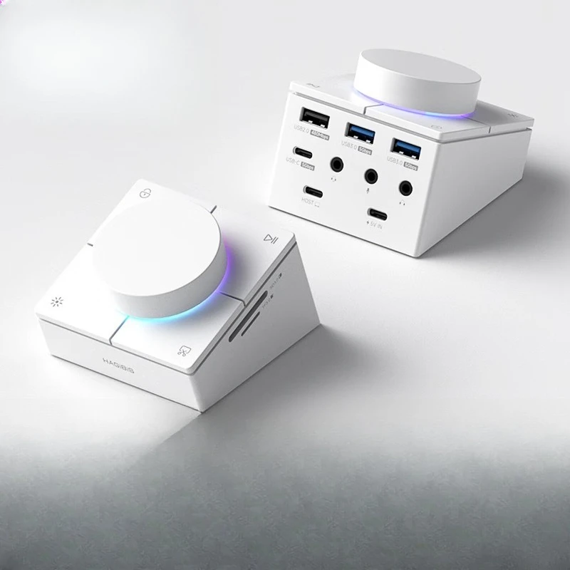 Desktop docking station adapter PC notebook volume adjustment switch controller