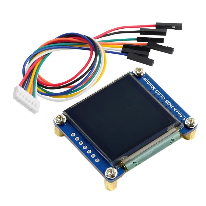 15インチ-128x128-spi-rgb-oledディスプレイモジュール、rpi-raspberry-pi-zero-2-w-3-4-5-arduino-stm32-コーディングプログラミングプロジェクト用