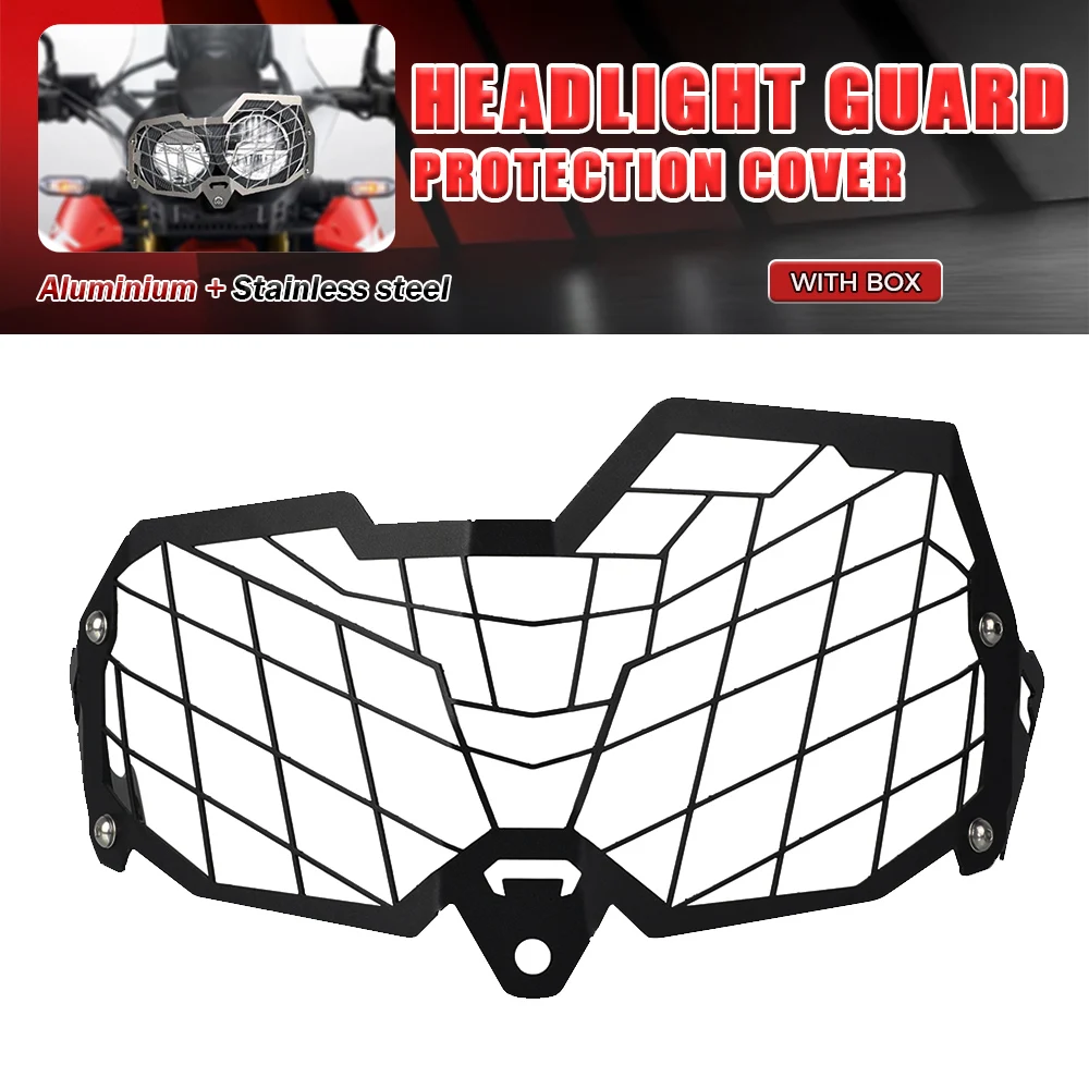 

For Honda CRF 300L 250L CRF300L CRF250L Rally 2017-2023 2022 Motorcycle Headlight Headlamp Grille Shield Guard Cover Protector