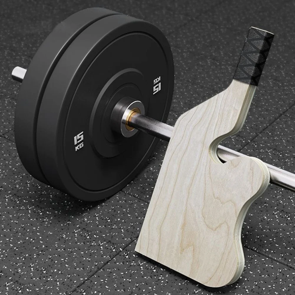 

YOE-xWooden Deadlift Jack Barbell Jack Barbell Lift Jack for Weight Training Bar, Barbell Stand Barbell Lifting