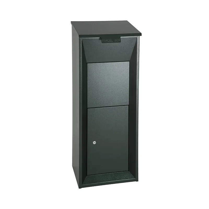 Galvanized outdoor express cabinet landing parcel box large practical black stainless steel spot.